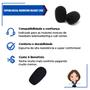 Imagem de Espuma Bocal Para Microfone Lapela Headset 3cm - KIT c/ 10