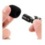 Imagem de Espuma Preta para Microfone Lapela Filtro Protetor Kit Com 10