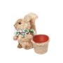 Imagem de Esquilo decorativo com cachepot em palha