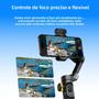 Imagem de Estabilizador Gimbal De 3 Eixos Smart XE Ai Para iPhone Android Com Rastreamento Facial