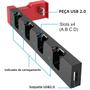 Imagem de Estação De Carregamento Joycon De 4 Portas Para Nintendo Switch OLED IPEGA PG-9186