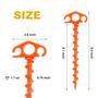 Imagem de Estacas de barraca Estacas de areia para barraca de praia Spiral Anchor 24 cm (10)