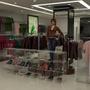 Imagem de Estante Balcão Expositor Aramado 24 Nichos Horizontal Branco Organizador de Loja Roupas