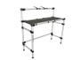 Imagem de Estante Cabine DJ Mesa de Apoio p/ Controladora Usb Tubular em Aluminio com Suporte de Notebook Titanium RDJ Control
