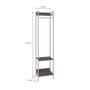 Imagem de Estante Closet Arara 187x45cm 3 Prateleiras Active Yescasa