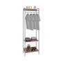 Imagem de Estante Closet Arara 187x60cm 3 Prateleiras Active Yescasa