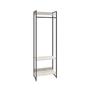 Imagem de Estante Closet Arara Industrial 3 Prateleiras 187x60cm Dynamica Yescasa