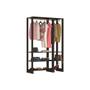 Imagem de Estante Closet Yes 120cm com 2 Cabideiros - Grafite