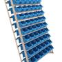 Imagem de Estante Gaveteiro Metálica N5 150x99x27Cm Com 54 Peças 54/5 Azul Worker