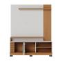 Imagem de Estante Home Jurere 1800 Off White Matte/Freijo - Colibri