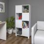 Imagem de Estante Home Office 4 Portas 4 Nichos Mobile Wally Branco - Artany