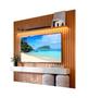 Imagem de Estante Home para Sala TV 75 Polegadas Ripado Cleean 2.2 Naturale com Off White - MoveisAqui