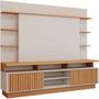 Estante Home para TV até 65 Polegadas Ripado 2 Portas Ravena Yescasa 100% MDF Imagem de Estante Home para TV até 65 Polegadas Ripado 2 Portas Ravena Yescasa 100% MDF