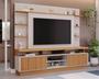Estante Home para TV até 65 Polegadas Ripado 2 Portas Ravena Yescasa 100% MDF Imagem de Estante Home para TV até 65 Polegadas Ripado 2 Portas Ravena Yescasa 100% MDF
