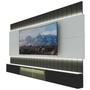 Imagem de Estante Home para Tv até 85 Polegadas com Led 260cm Soberano Reflecta Grafite/Branco
