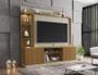 Imagem de Estante Home para TV Atlanta 2 Portas Cinamomo/Off White/Ripado - Bechara