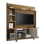 Imagem de Estante Home para TV Taurus 1 Porta Cinamomo/Off White/Ripado - Bechara