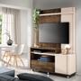 Imagem de Estante Home Theater com Rodízios para TV até 50'' Budy Deck / Off White G26 - Gran Belo