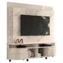 Imagem de Estante Home Theater Daytona Calacata Off White  Madetec