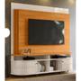 Imagem de Estante Home Theater Daytona TV 65 Polegadas Cor Cinamomo e Off White - Madetec