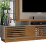 Imagem de Estante Home Theater Frizz Plus Para Tv 60 Polegadas Fendi / Naturale - Madetec