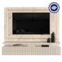 Imagem de Estante Home Theater Suspenso Gaia Calacata Off White  Madetec