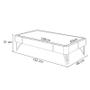 Imagem de Estante Home Theater Titan e Mesa de Centro Cadenza Cinamomo Off White - HB Móveis