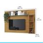 Imagem de Estante Home TV 65' Rack 200 x 181 Cm MDP Carvalho 0671