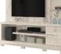 Imagem de Estante HomeTheaterAlanPara Tv 55 Polegadas Com Pés Calacata / Off White - Madetec