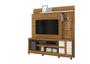 Imagem de Estante HomeTheaterAlanPara Tv 55 Polegadas Com Rodizios Naturale / Off White - Madetec