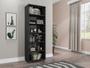 Imagem de Estante Livreiro 6 Prateleiras Office Preto - Fdecor