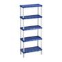 Imagem de Estante modular com 5 prateleiras azul 849