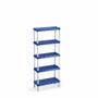 Imagem de Estante modular com 5 prateleiras azul 849