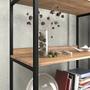 Imagem de Estante para cozinha compacta moderna estilo industrial 5 prateleiras