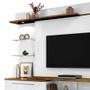 Imagem de Estante para Home Theater Allure com Led Branco e Canyon 210 cm