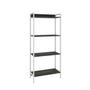 Imagem de Estante para Livros Industrial Aço Multiuso 4 Prateleiras 146cmx60cm Active Yescasa