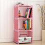 Imagem de Estante porta livros com 4 prateleiras organizador brinquedos modular quarto lavanderia objetos cozinha sapateira multiu
