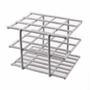 Imagem de Estante Rack De Arame Em Pvc Para Tubos 17Mm Com 12 Furos