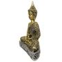 Imagem de Estatua Buda Hindu Dourado Bronze Prata Decoração Estante Escultura