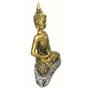 Imagem de Estatua Buda Hindu Dourado Bronze Prata Decoração Estante Escultura