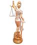 Imagem de Estátua Dama Da Justiça Têmis Deusa 30 cm Símbolo Do Direito