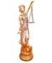 Imagem de Estátua Dama Da Justiça Têmis Deusa 30 cm Símbolo Do Direito