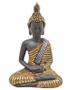 Imagem de Estátua De Buda Hindu Dourado Resina 12 Cm Altura Marrom Esc
