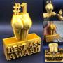 Imagem de Estátua De Prêmio De Resina Dourada, Troféu De Bunda, Engraçado, Criativo, Decorações Para Casa,