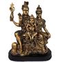Imagem de Estátua Família Shiva Parvati Ganesha 27cm 14005 Manxs
