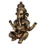 Imagem de Estátua Ganesha Grande Com Livro Decorações Resina