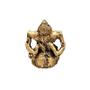 Imagem de Estatua Ganesha Mini 5cm Ouro Velho Prosperidade E Sabedoria