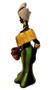 Imagem de Estátua Mulher Africana Escultura Cerâmica Caruaru Verd T.Bg
