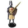 Imagem de Estatua Soldado Medieval Templario Guerreiro Espada Escudo