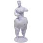 Imagem de Estatueta 3D Homem Esculpindo Seu Corpo Slimfat 18 Cm Branco